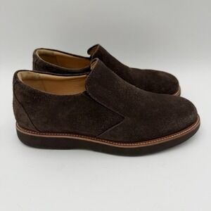 Samuel‎ Hubbard Frequent Traveler Slip-on Dark Brown Suede Loafers Size 7.5 2718